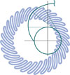 Figure 1. Pall has determined that a geometric involute shape, more simply described as a wave shape, yields maximum pleat area